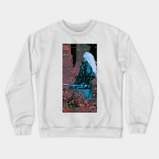 The Empress (Cyberpunk Tarot) Crewneck Sweatshirt by Joshessel